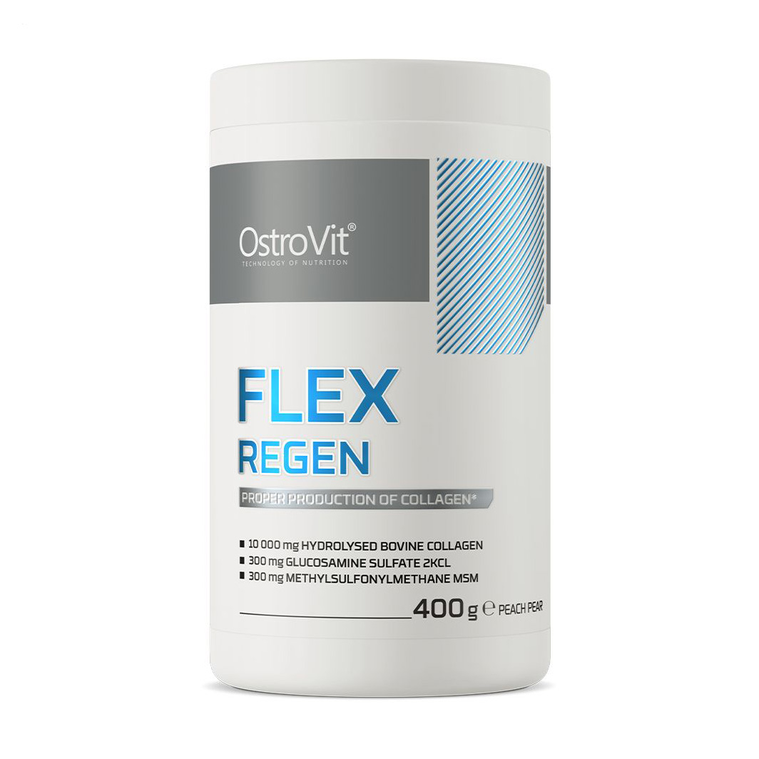 Вітамінно-мінеральний комплекс OstroVit Supreme Pure Flex Regen зі смаком персика та груші, в порошку, 400 г